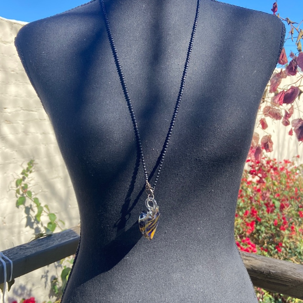 Handmade heart necklace